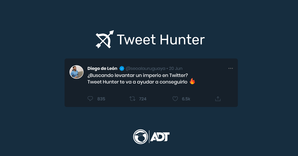 Tweet Hunter: Creando tweets con inteligencia artificial (2022)